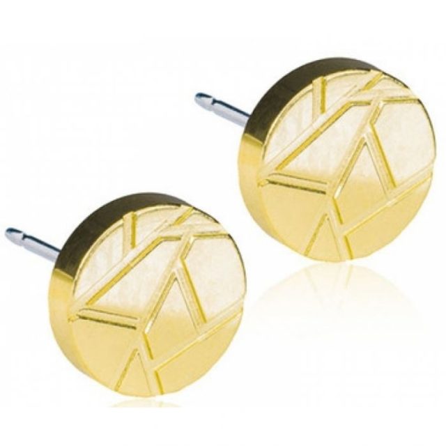 Golden Paragon ear studs