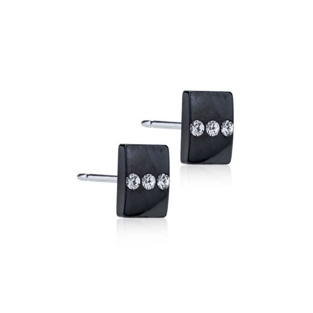 Brilliance Puck Crystal Earrings 8mm