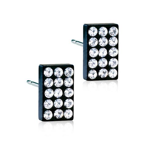 Brilliance Oblong Crystal Titanium