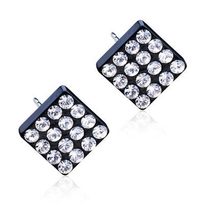 brilliance square titanium 8mm