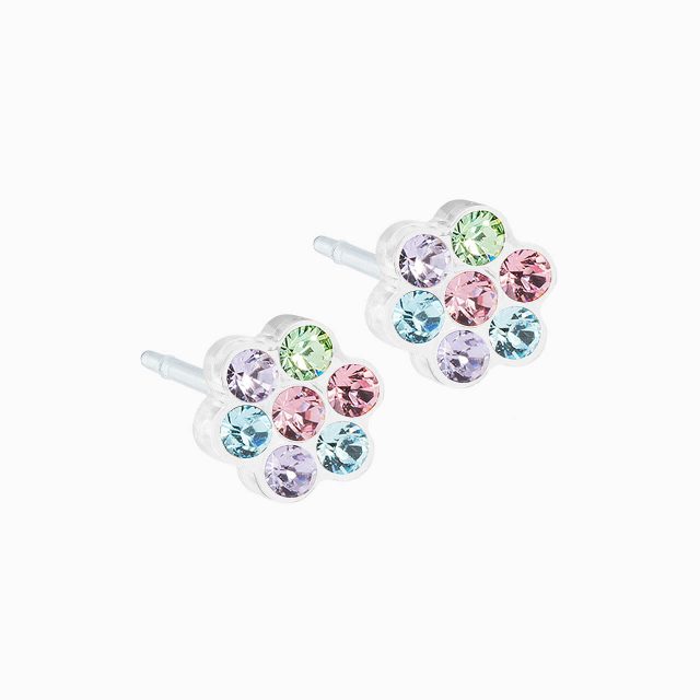 Medical Plastic 5mm Daisy Earrings