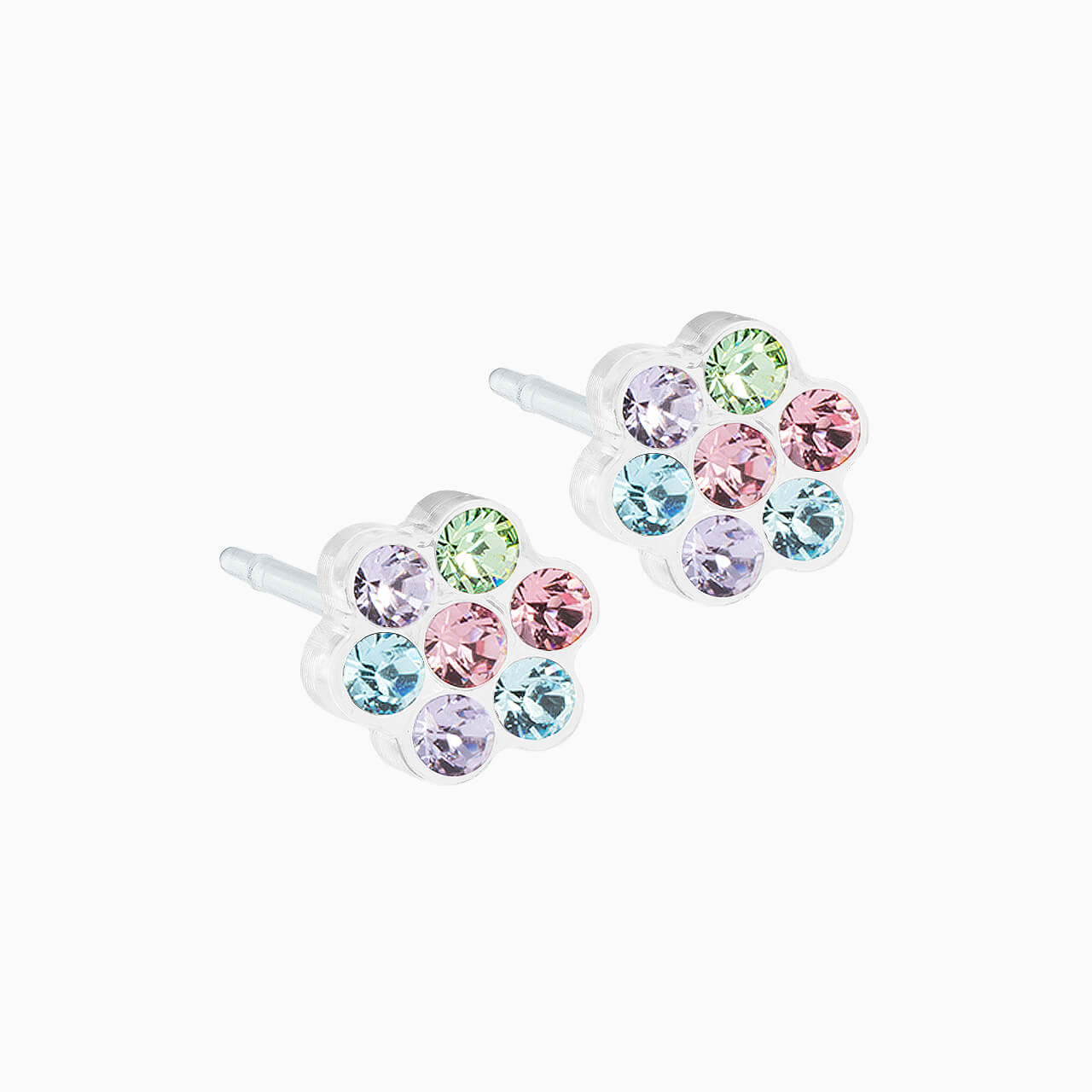Medical Plastic 5mm Daisy Earrings