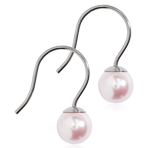 6mm Pearl Pendant Earrings